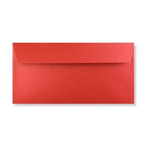 Sobre 110 x 220 Cardinal Red DL Perla | Pelar/Sellar | Solapa Recta 120gsm - Imagen 1 de 3
