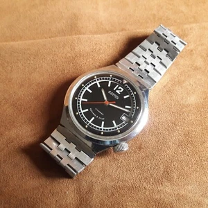 Rare ! WOSTOK Soviet Wristwatch Black AMPHIBIA 2414 VOSTOK 17 J Watch USSR UHR - Picture 1 of 7