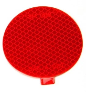Ten 3M 22561 Red 3" Round Conspicuity Tape Reflectors - Car Truck Trailer 989-72 - Picture 1 of 1
