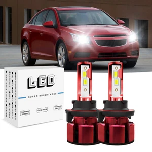 9008 LED Headlight Bulbs Kit 10000W 1000000LM Hi/Lo Super Bright White Beam - Picture 1 of 9