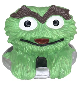Oscar The Grouch Cookie Jar Replacement Lid Sesame Street Vintage 972 - Picture 1 of 6