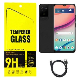 Screen Saver for TCL K24 (T434D) Tempered Glass X 2 Pack +USB Charger - Picture 1 of 4