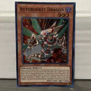 1ST EDITION AUTOROKKET DRAGON 1996 CIBR-EN010 YUGIOH CARD (LP/MP) - Picture 1 of 2