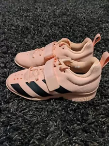 Women's Size 8 - Adidas Adipower Weightlifting 2 Pink/Black Cross Trainer G54642 - Picture 1 of 5