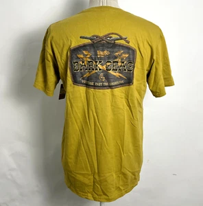 Dark Seas Men's Pigment T-Shirt Coastal Rancher Tobacco Size L NWT - Picture 1 of 2