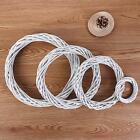 Decorations Wreath Wicker Christmas Rattan Ring Garland Hanging White Wreath