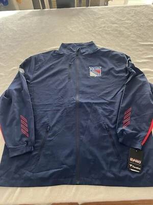 NY Rangers Fanatics Authentic Pro NHL Zip Up Jacket 3XL - Image 1 of 4