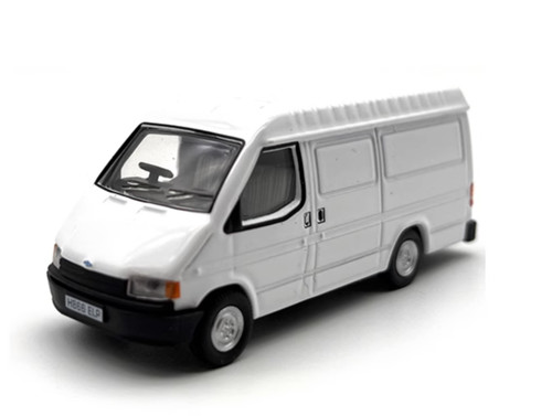 VANS Modellino furgone BN 1:76 MK3 bianco consegna transito auto metallo pressofuso
