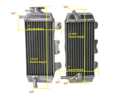 Knightmoto Aluminum Radiator for 2006 Yamaha YZ250F & 2007-2013 Yamaha WR250F - Image 1 of 4
