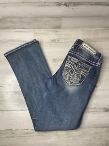 Rock Revival FERRY Mid Rise Boot Stretch Jeans Stone Wash Women’s Size: 28 NWT - Picture 1 of 13
