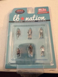 (In Stock) American Diorama 1:64 Figure Set: The LB Nation (Set of 6 figures) - Picture 1 of 3