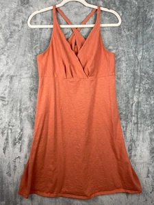Vestido Patagonia Mujer Grande Naranja Algodón Orgánico Ámbar Amanecer Verano Informal - Imagen 1 de 9