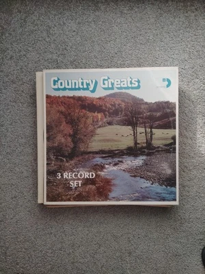Country Greats - Vinyl 3 LP - collectors edition (1977 CBS) EX - Image 1 of 2