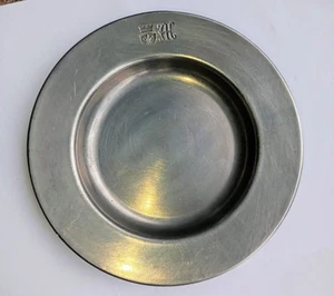 Vintage Antique Sheffield Denmark Pewter 4 1/2"  Diameter Desk Trink Dish - Picture 1 of 2
