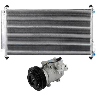 For 2008-2010 Honda Odyssey EX Mini 3.5L AC Condenser & AC Compressor set - Image 1 of 4