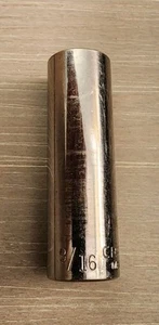 Enchufe de pozo profundo Craftsman EE. UU. 9/16" 6 puntos 3/8" unidad invertida G2 43334 - Imagen 1 de 5
