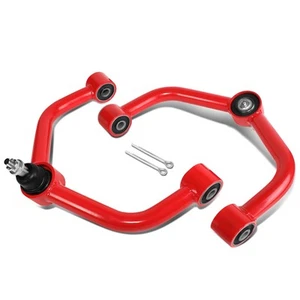 Fit 09-24 Dodge RAM 1500 Classic With 2-4 Lift Red Front Upper Control Arms - Picture 1 of 5