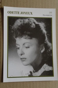 (S19) STARPORTRAITKARTE - Odette Joyeux - Picture 1 of 1