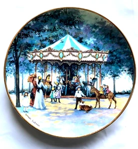 Teller "Carousel Memories" 8" Teller Nr. I7277 Franklin Mint Erbstück weiterempfehlen - Bild 1 von 4