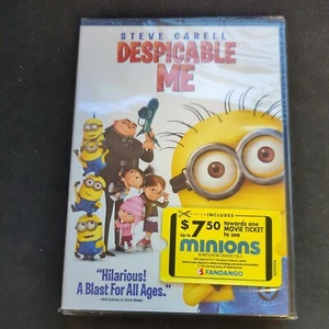 Despicable Me 2010 Universal Studios Steve Carell Animated Comedy DVD New Sealed - Picture 1 of 2