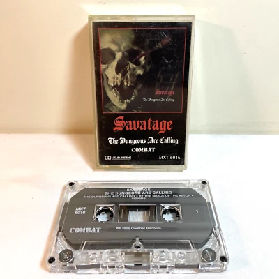 SAVATAGE: THE DUNGEONS ARE CALLING (1985) Cassette - Rock, Heavy Metal - Image 1 of 4