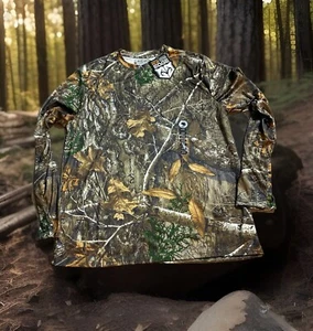 Realtree Edge Men’s Camouflage Shirt Large Long Sleeve - Picture 1 of 3