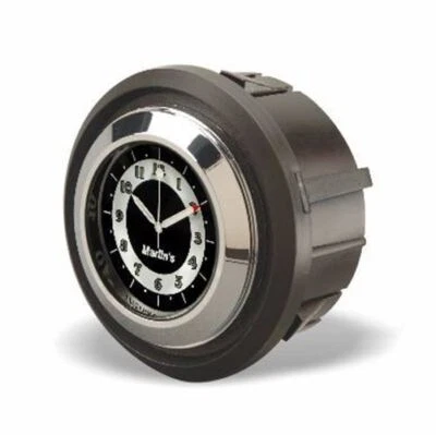 Marlin's 摩托车 复古 B&W 时钟 适用于 Harley Davidson Electra & Road Glide FLH — 第 1/4 张图片