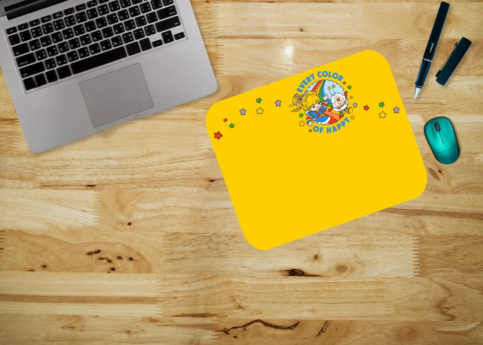 Mouse Pad, Happy Pattern, Anti-slip Surface - Image 1 of 1