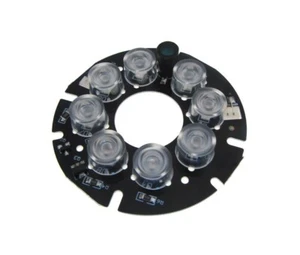 850nm IR Infrarrojo 8*LED Panel con Lente Para Verison Noche Cámara Iluminación 12V - Imagen 1 de 1