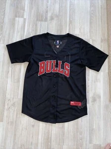 Chicago Bulls 66 NBA Official Basketball Adult Women’s Button Up Black Jersey S - Bild 1 von 7