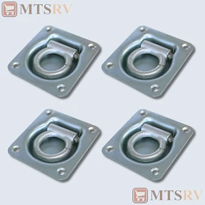 Brophy RR07 4.400 lb. Atar de zinc - PACK DE 4 - Anillo cuadrado empotrado con perno en cuerda - Imagen 1 de 1