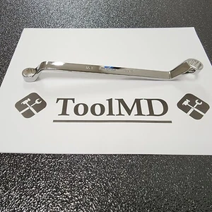 Snap-on Tools USA NEW 1/2" & 9/16" SAE 60° DEEP Offset Box Chrome Wrench XO1618 - Picture 1 of 10