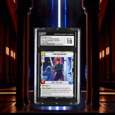 Star Wars Luke Skywalker 051/252 Spark of Rebellion English Gem Mint 10 (2024) - Image 1 of 3