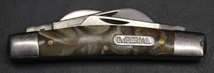 IMPERIAL SCHRADE WHITE PEARL CONGRESS POCKET KNIFE (SR-IMP20CI) *USED* - Picture 1 of 7
