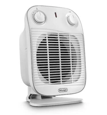 De Longhi Termoventilatore Stufa Elettrica Caldobagno 2000W HFS50A20.WH - Immagine 1 di 3