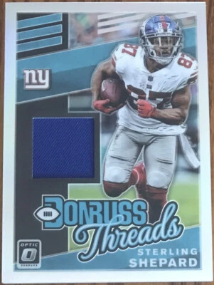 2019 Donruss Optic Donruss Threads Sterling Shepard #DT15 New York Giants - Image 1 of 2