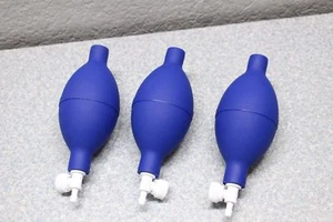 3x Medtech Blood Pressure Inflation Pump Rubber Bulb w/ Twist Air Release Valve - Picture 1 of 5