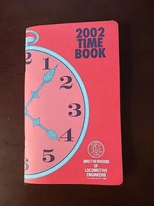 NEW 2002 BLE NOT BLET Locomotive Engineer Time Book - Picture 1 of 4
