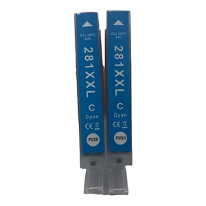 2 CLI-281 XXL Tintenpatrone Cyan für Canon Pixma TR7520 TR8520 TS6220 TS9120 - Bild 1 von 3