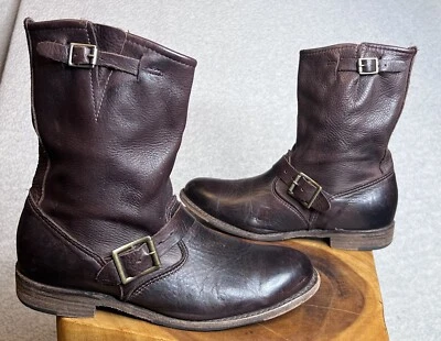 Ботинки инженерные Vintage Shoe Company женские США коричневая кожа 8,5 M VS2200 - Изображение 1 из 4