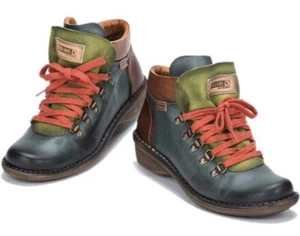 Pikolinos Uruguay Leather Hiking Boots Multi Lace Up Women’s Size 37 U.S 6.5-7 - Picture 1 of 8
