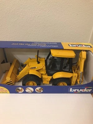 Unopened Bruder 02428 Pro Series JCB 4CX Loader and Backhoe Tractor 1:16 Scale - Image 1 of 4