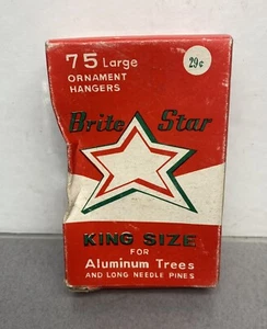 Vintage BRITE STAR Christmas Tree Hooks Ornament Hangers King Size - Picture 1 of 14