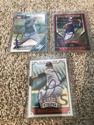 2015 Panini USA Stars & Stripes Baseball Peter Lambert 18U National Team Plus 2! - Image 1 of 4