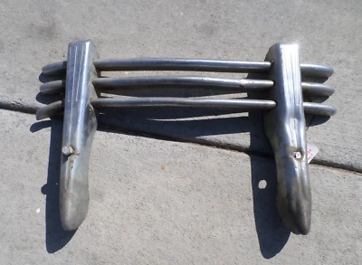 Original Vintage Classic 1930's 1940's 1950's Bumper Grille Guard Truck Suburban Foto 1 de 4