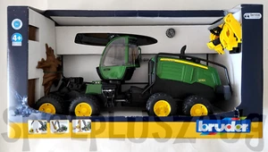 Bruder 02135 John Deere Harvester 1270G Baumstamm mit Wurzel - Picture 1 of 4