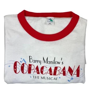 Vintage Barry Manilow's Copacabana The Musical Graphic Tshirt Size XXL - Picture 1 of 11