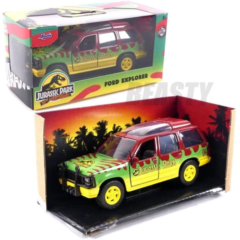Jurassic Park 30th Anniversary 1993 Ford Explorer Die Cast 1:32 Scale Car Jada Cover