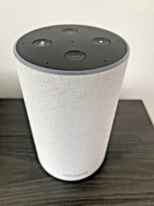 Amazon Echo (2nd Gen) - Smart speaker with Alexa -Sandstone Fabric - Working - Picture 1 of 2