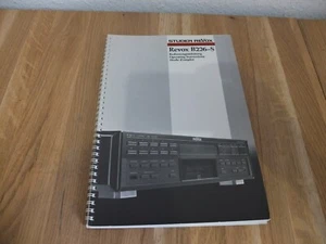 Manual de instrucciones Revox B 226 S ¡EXCELENTE!!! ¡Mira!!! - Imagen 1 de 1